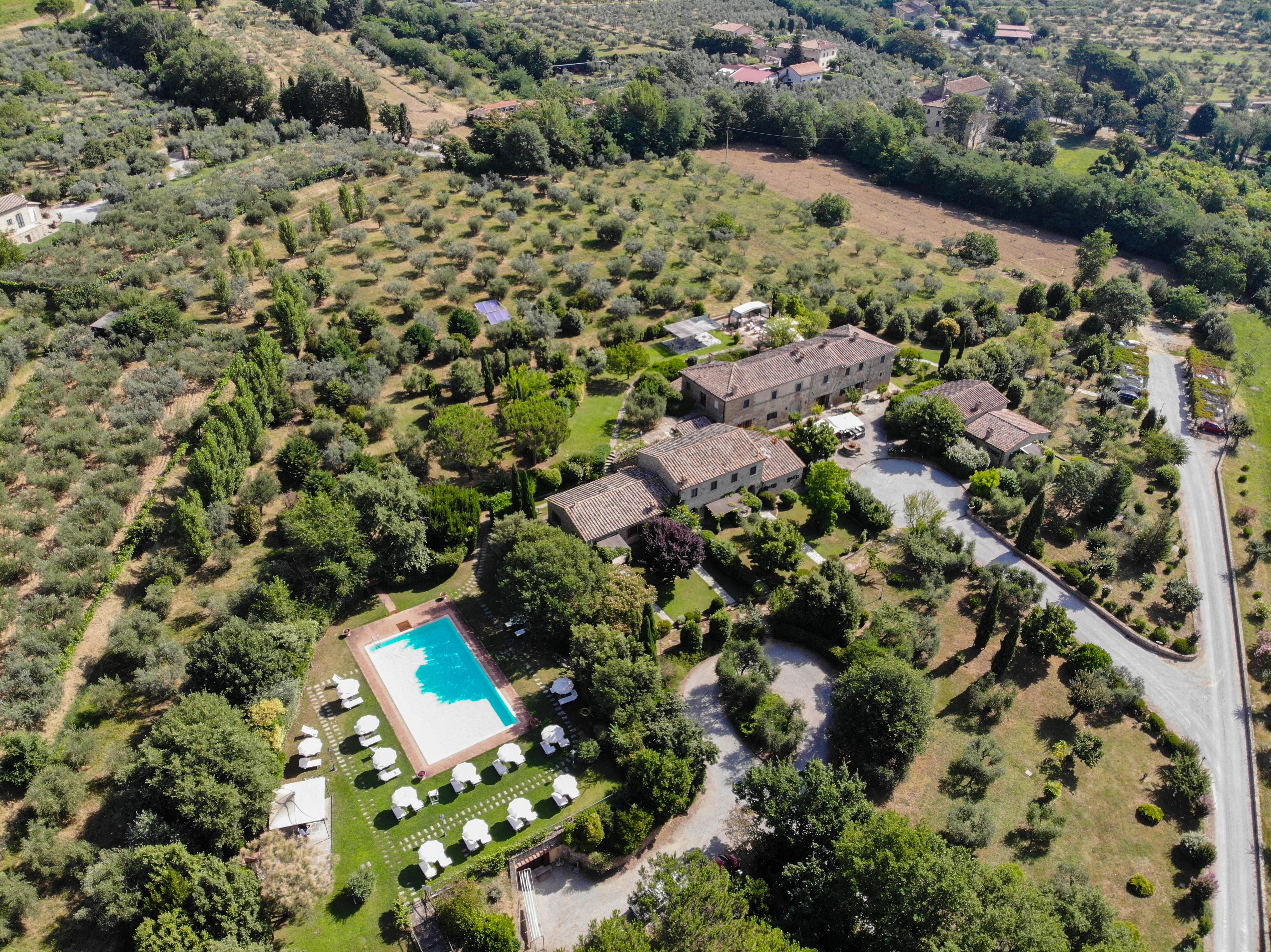 Villa Borgo San Pietro Cortona Exterior foto